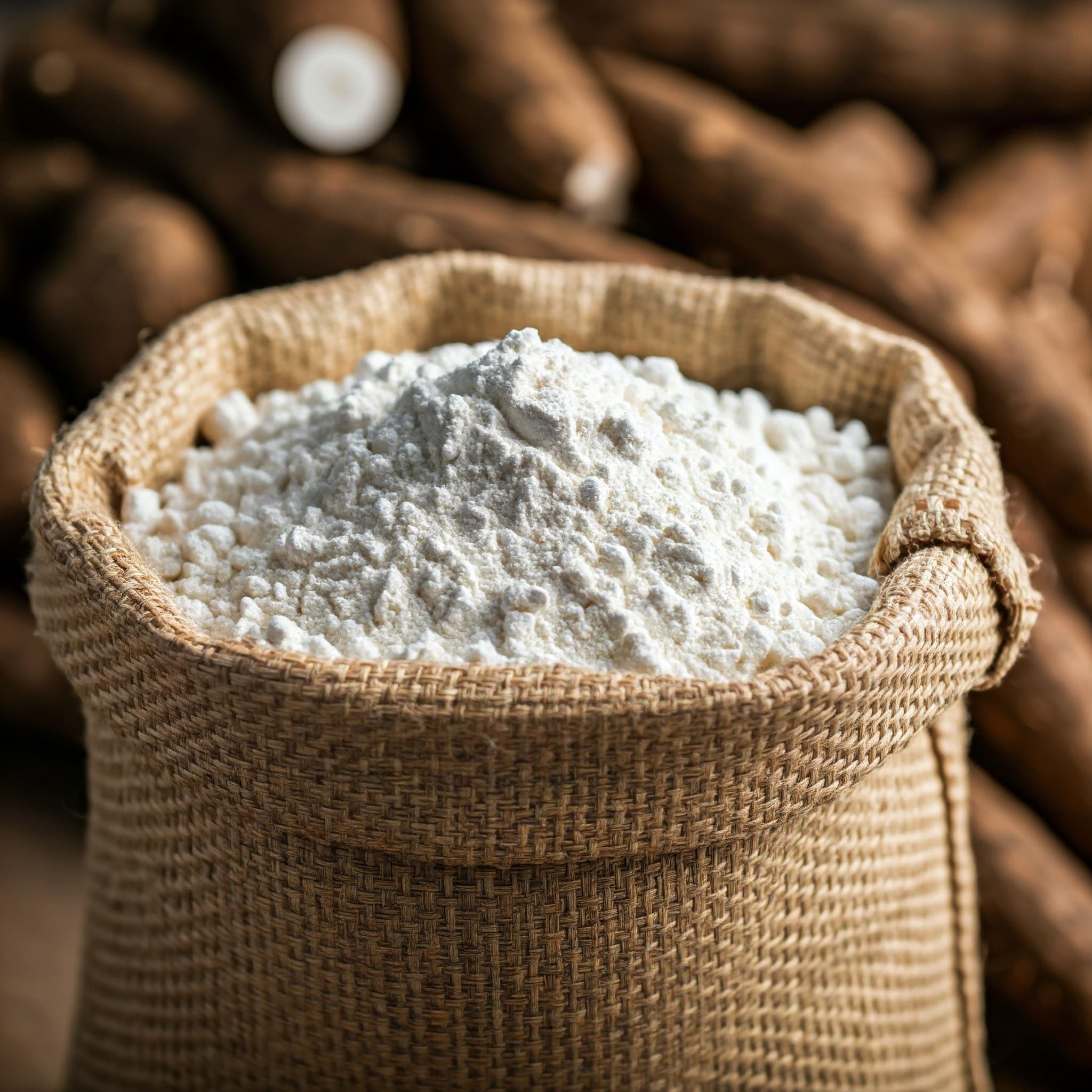 Una bolsa de harina de yuca (Imagen generada por IA)
