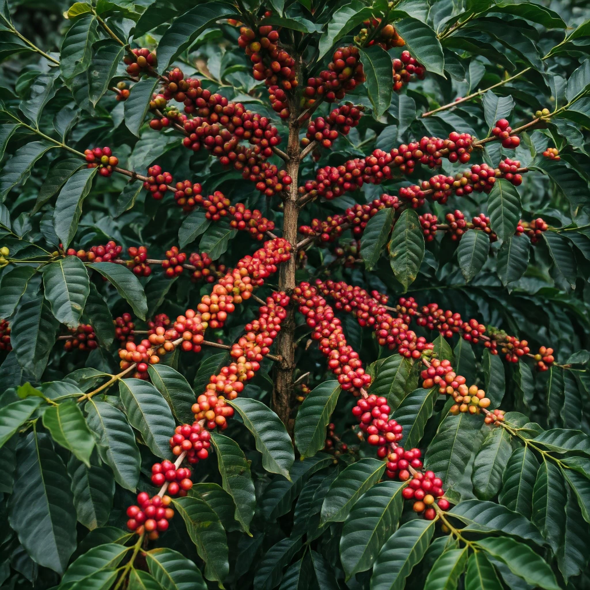 Árbol de café (Imagen generada por IA)