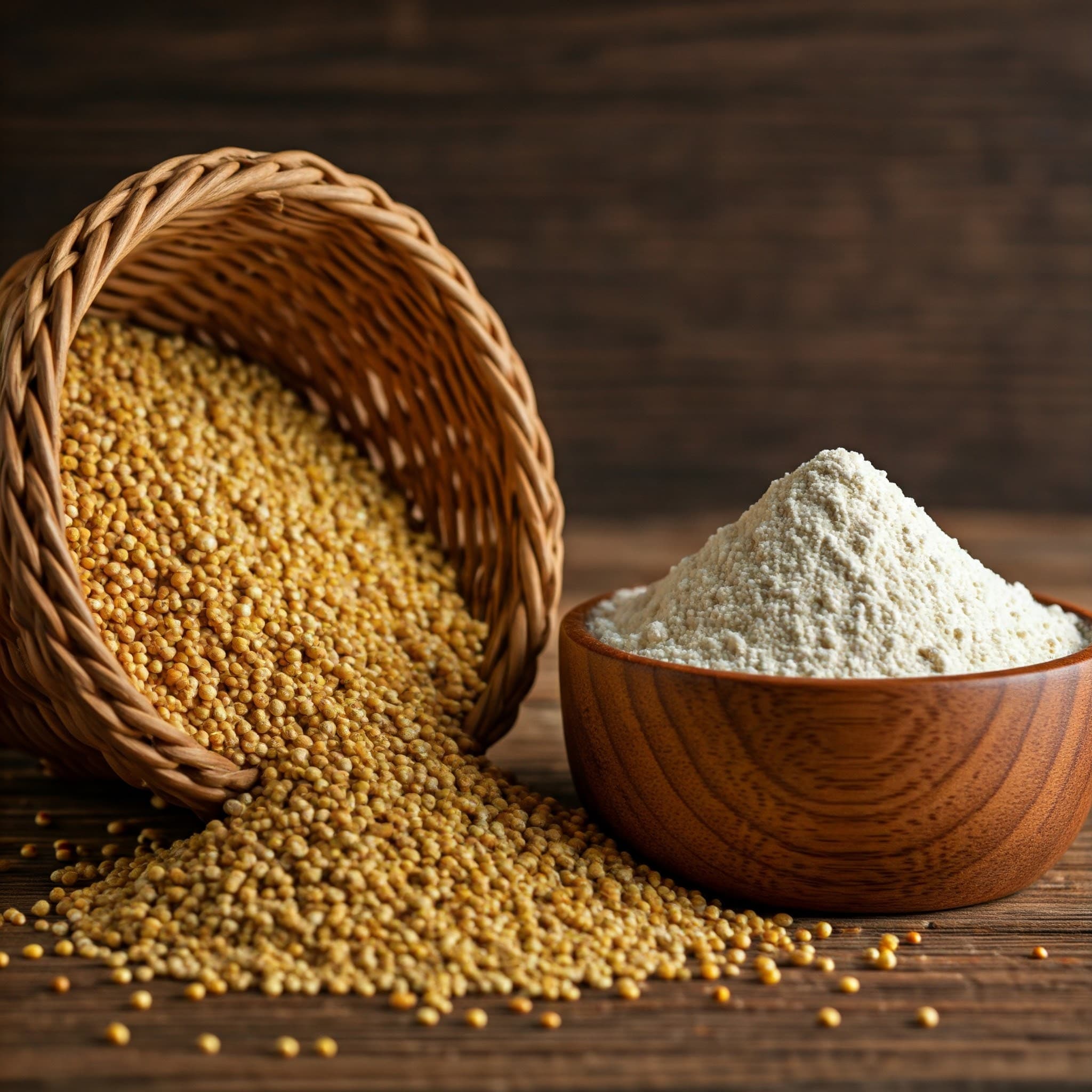Farina di sorgo (Immagine generata da IA)