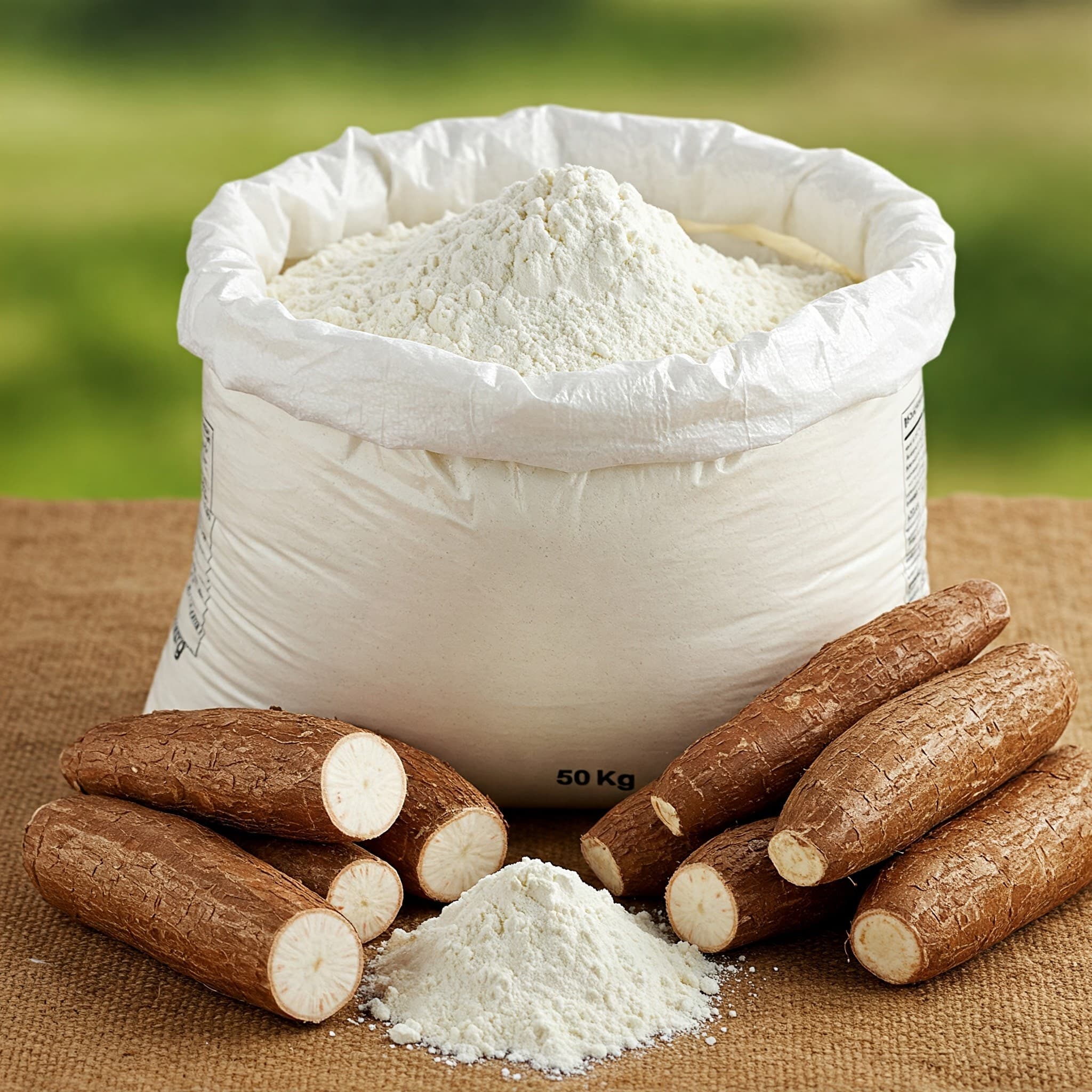 Una bolsa de harina de yuca (crédito: Deko Group / Adalidda / Dominio Público)