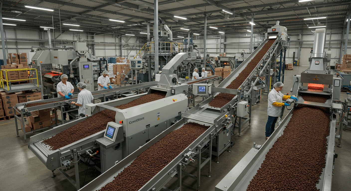 Coffee production line (AI-generated image)