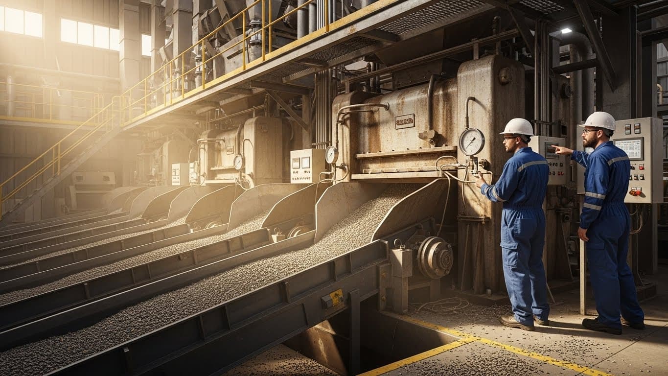 Nhà máy ép dầu hiện đại tại Nam Phi (hình ảnh do AI tạo ra)